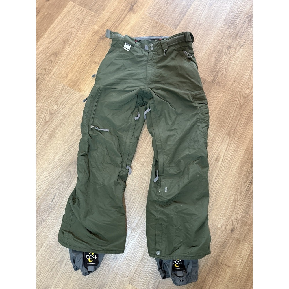 686 Snow Pants XS Street Fit Infidry Smarty Tech BOA Compatible Thermal Green - Picture 1 of 8
